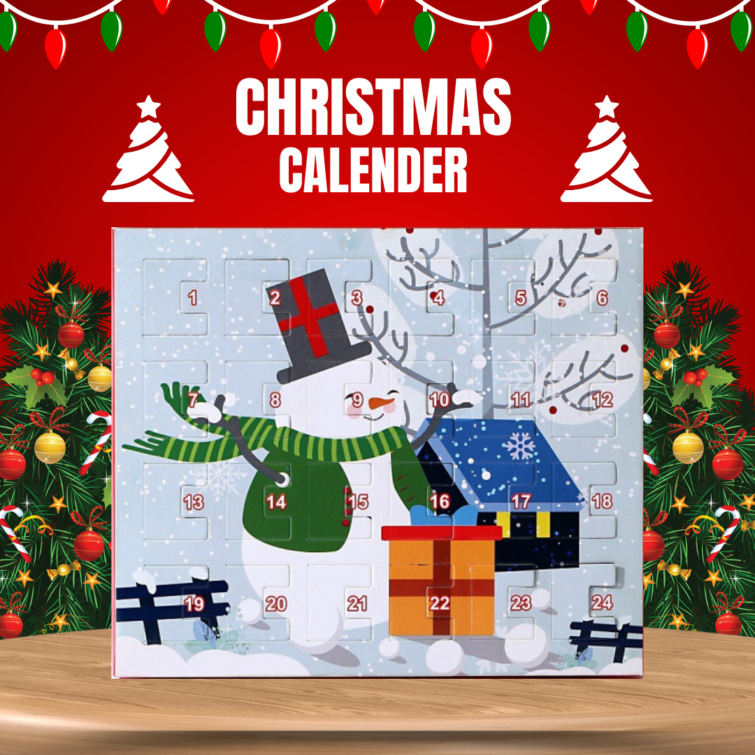 Christmas calendar of jewelry